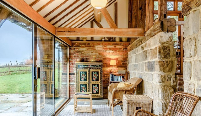 Historic, sensitively restored cosy barn conversion close to Ashdown Forest.