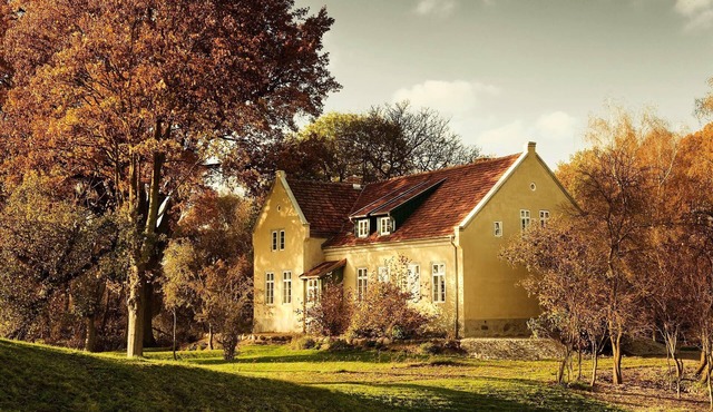 Historic vicarage directly on the Elbe dyke in Mödlich, "Teich" apartment *