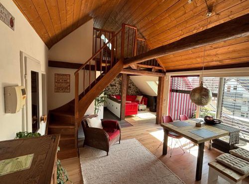 Historische Ferienwohnung mit Sauna und Dachterrasse