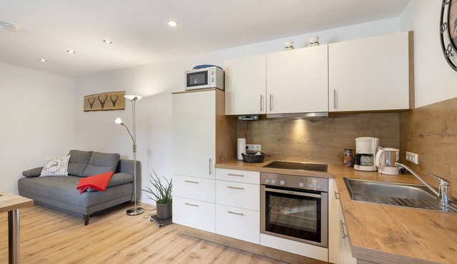 Holderstanzenhof: Apartment 'Bergblick' with Mountain View, Shared Terrace and Wi-Fi