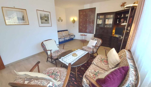 Holiday apartment with large balcony