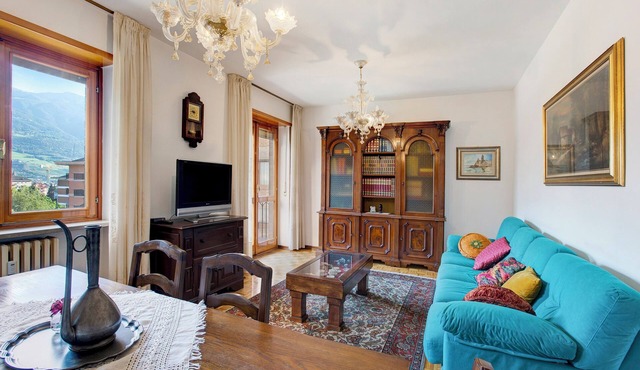 Holiday Apartment "Aosta Family Home" with Mountain View & Balcony
