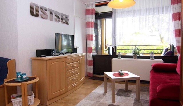 Holiday apartment with balcony only 200 m to the Baltic Sea beach