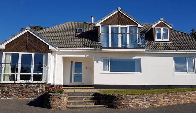 Holiday Home in Carlyon Bay Sea front position above Charlestown.