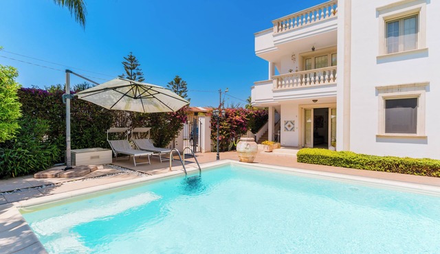 Holiday Home 'Sofia' with Shared Pool, Balcony and Air Conditioning