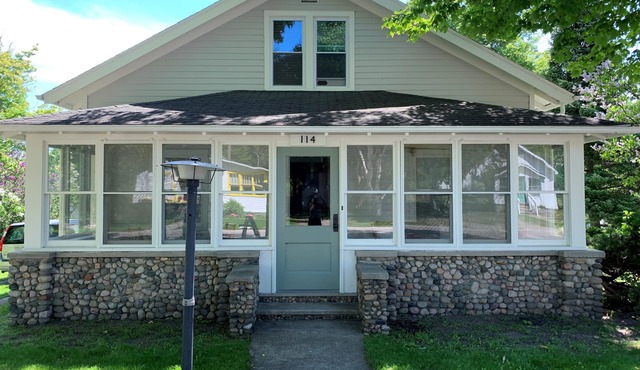 Home located 2 blocks to the beach and Suttons Bay Village