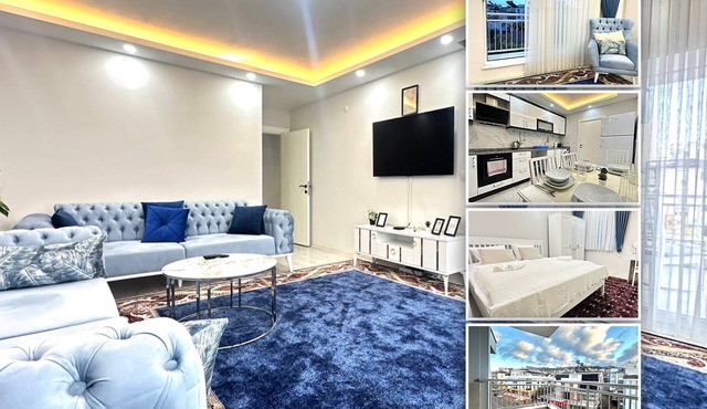 HOMELY! Design Apartment Antalya 2+1 Parking, Balcony, AC, 100Sqm!
