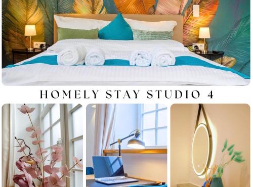 HOMELY STAY Studio 4 - Chic Self-Check-In Room for Short Stays
