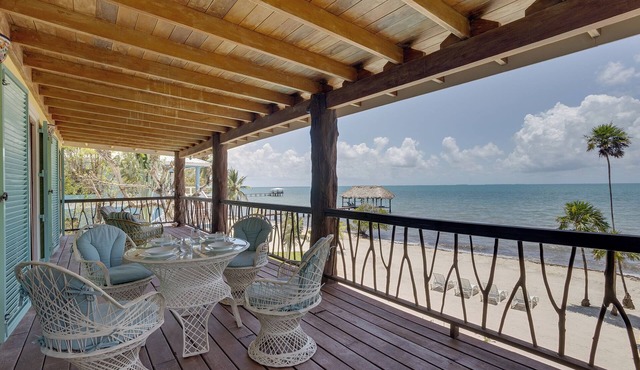 Homey Beachfront Villa Warm, Welcoming & Steps to the Sea