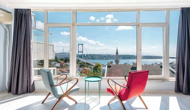 Homie Suites | 2br Penthouse w Bosphorus view#58