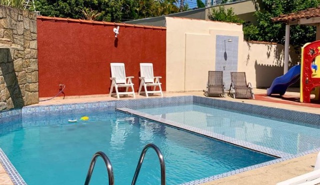 Hotel Rosa da Ilha Guaruja - 80m do mar, 02 piscinas, sala de jogos, brinquedão de percurso para crianças