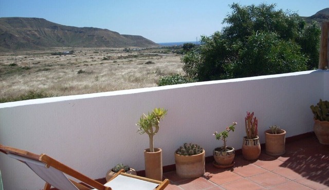 House in Rodalquilar Valley with terrace and sea views
