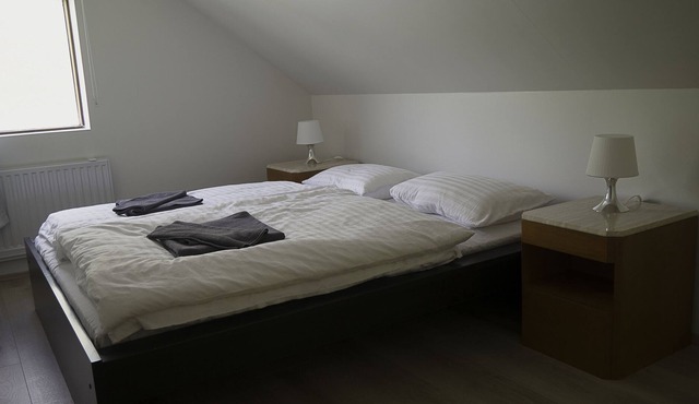 House near Eyjafjallajökull and Skógafoss Iceland, beds for 14 guests.
