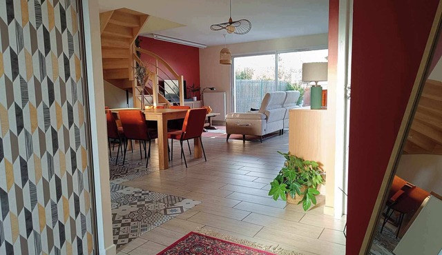 House with garden and spa located between Bordeaux and the Médoc vineyards