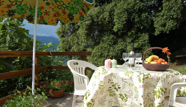 House with panoramic terrace and parking place on the Versilia hills