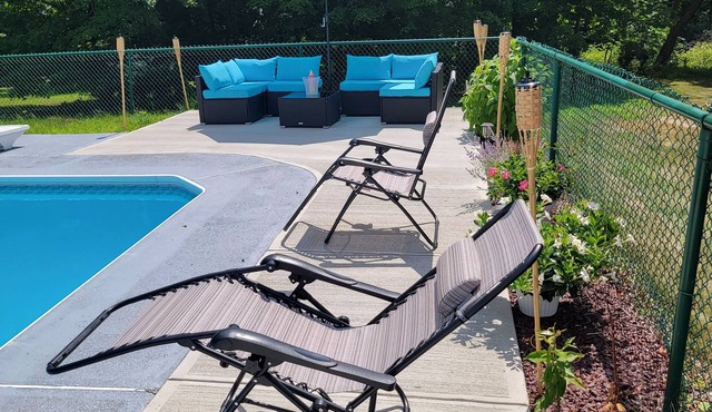 House with Pool Access and Park up the Road
