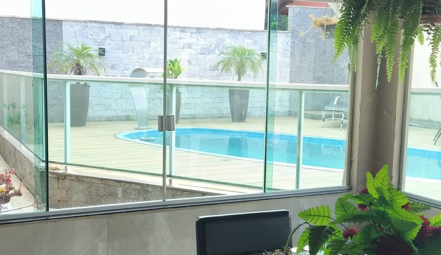 House with pool on the beach