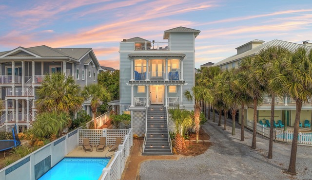 Huge Rooftop Deck, Private Pool, DEEDED Beach Access and Bch Chair Svc INCL!