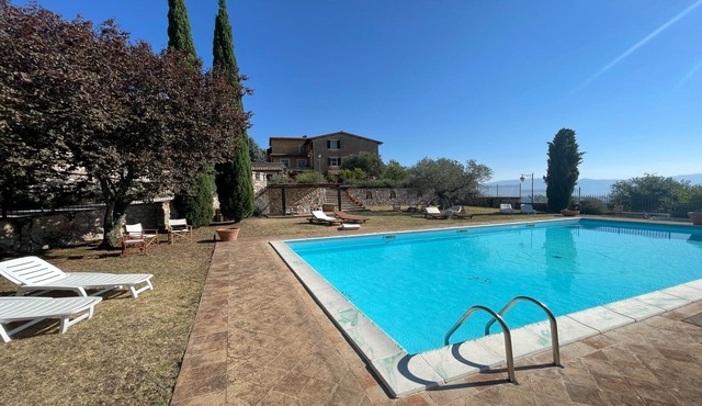 Huge villa with exclusive large lap pool, gardens + grounds