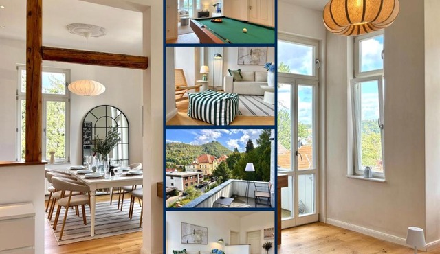 HyggeLiving - NEU - LUXUS - Villa - Bergblick - 3 Balkone - Parken - 100qm