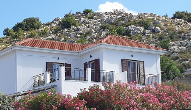 Ideally situated villa with private pool Lixouri Kefalonia.