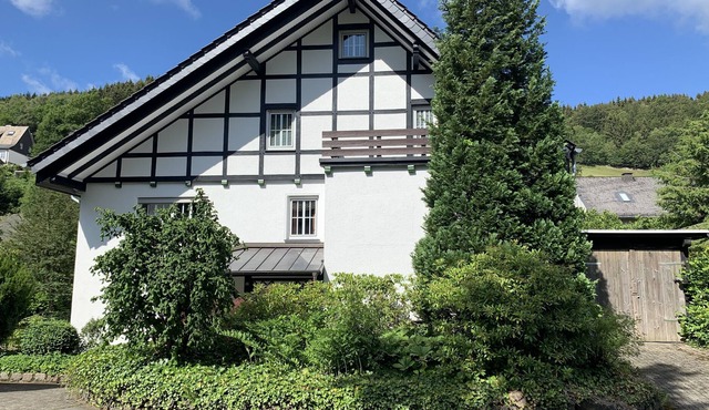 Idyllic Cottage by the stream located in Winterberg's Silbach district
