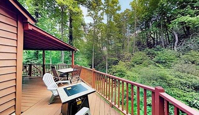 Idyllic Creekside Getaway with Private Waterfall | Near Asheville & Lake Lure