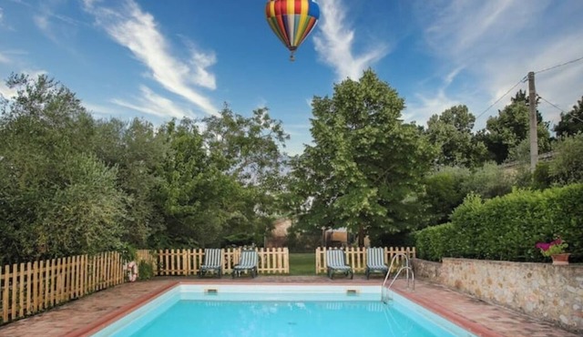 Idyllic Siena Retreat Vineyard View