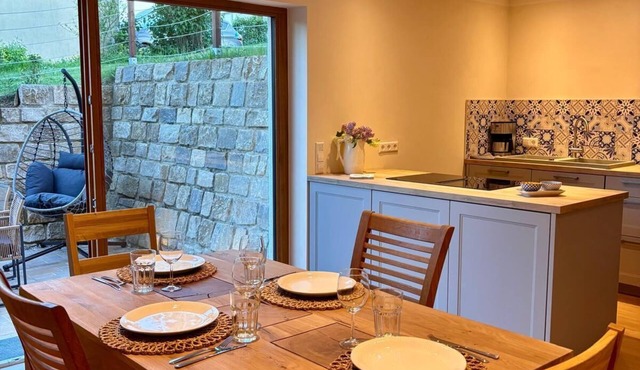 Idyllic vacation apartment in the middle of the wine village