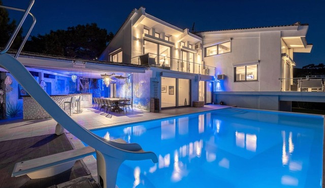 Ikaria Beachfront Villa | 7 Bedrooms | Villa Indigo Blue Haven | Infinity Pool