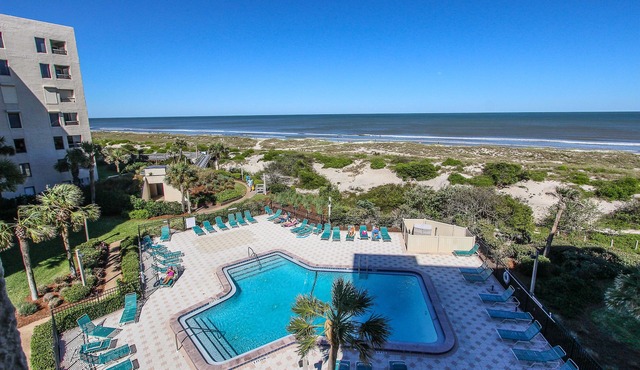 Immaculate, directly oceanfront condo, superbly renovated.