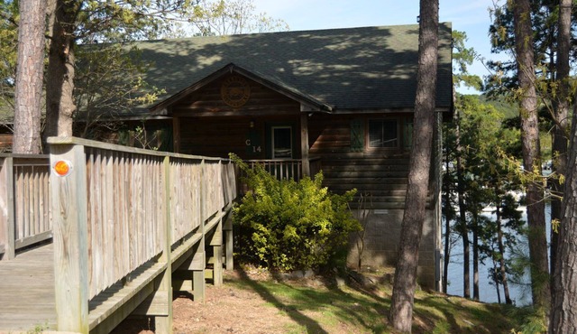 Impressive Log Cabin with Hot-tub, Fire Pit and Swimming Pool in Mount Ida, Arkansas