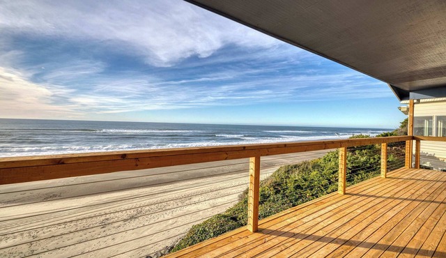 Impressive oceanfront home with great views dog friendly