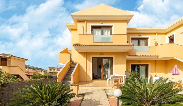 In the residence, terrace and air conditioning
