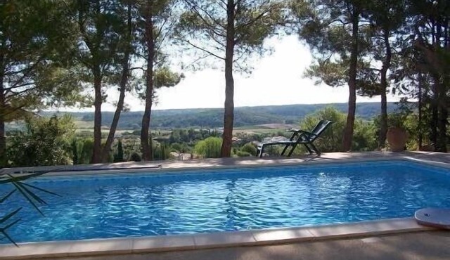 Independent apartment in Languedoc villa with panoramic views