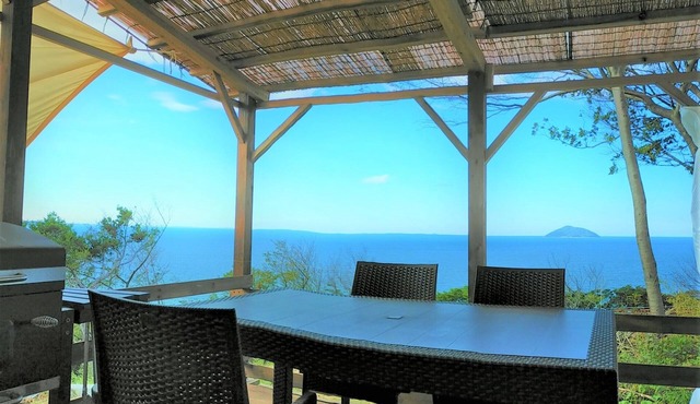 Independent private space site Enjoy charcoal BBQ while looking out at the sea Airconditioned ten/Itoshima Fukuoka