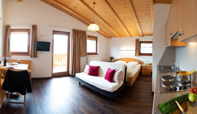 Indoor pool apartment for max. 3 persons Panoramic view of the Berge single location