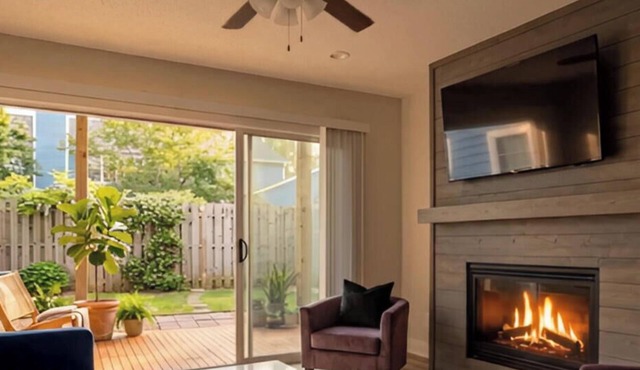 Inside Wilmington’s Calmest In-Town Stay with Garden Patio!