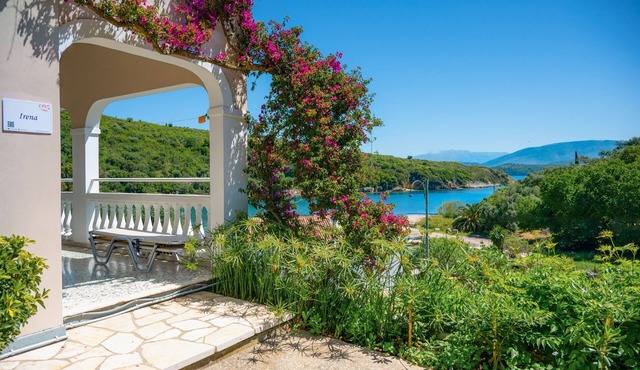Irena: Corfu Apartment for Getaways - 2-bed Oasis with Views