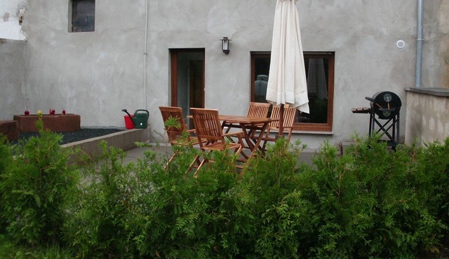 Is a historic 'Hunsrückhaus' 1850 built. Completely restored in 2013
