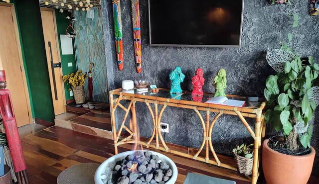 Java Themed Loft. With a spectacular view.