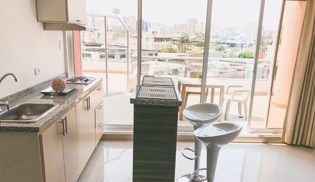 Junior Loft + Balcony + kitchen