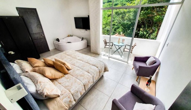 Junior Suite with Balcony and Private Jacuzzi