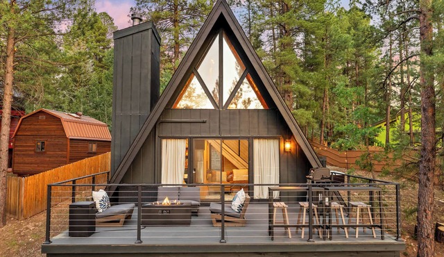 Kachina A-Frame Hideaway | AC | Hot Tub | Firepit