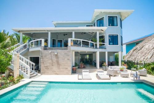 Kairos - Luxury Oceanfront Villa w 2 Pools Beach Pier