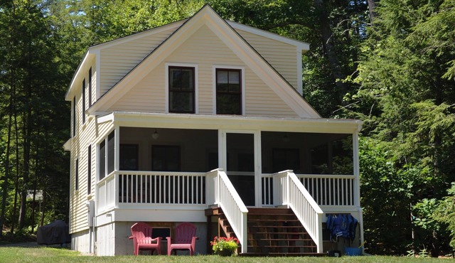 Kezar Lake Waterfront Cottage Sandy Beach Dock Mt View Full AC 5 star reviews!