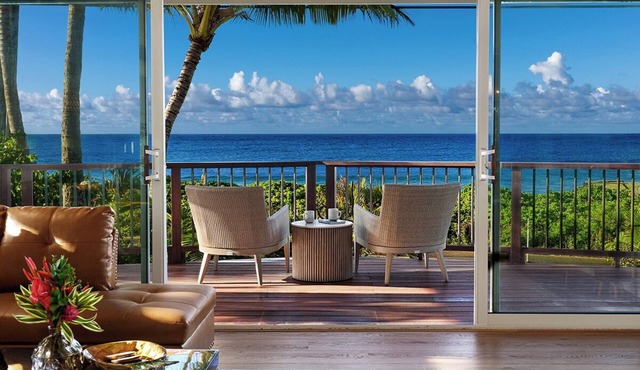 Kick back at Lay Back Larry's on Brennecke's Beach, Poipu, Kauai Island!