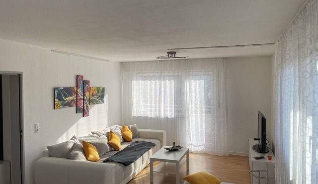 KL11: Modern 2-bedroom penthouse with 270° rooftop views in Kaiserslautern.