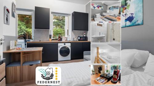 Komfortables Studio in Köln-Ehrenfeld, Küche, Vollausstattung, Netflix, 1 Min zur U-Bahn, 10 Min zum Neumarkt