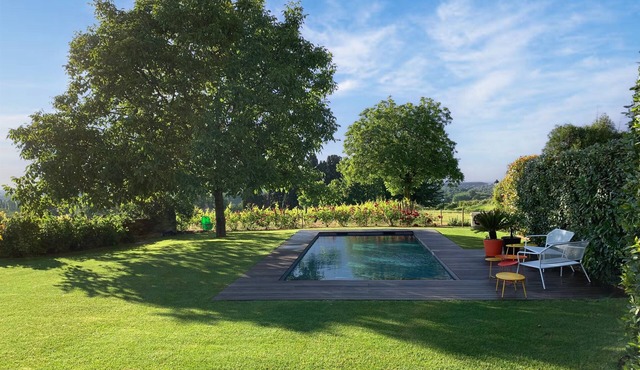 L'Ancienne Forge - Piscine avec très belle vue